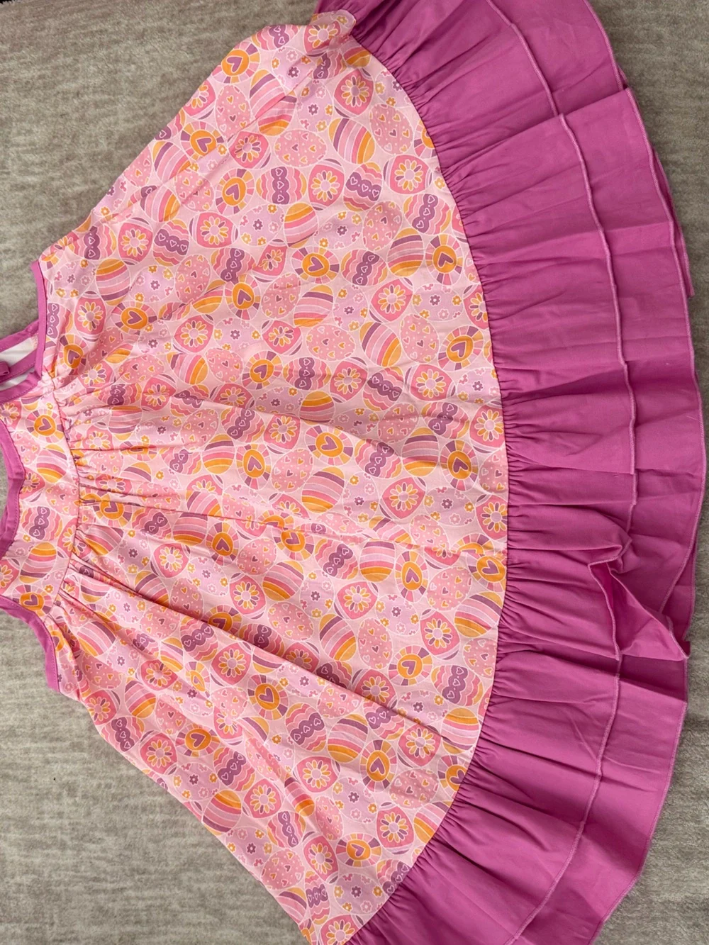 cheeky plum Pink & Magenta Ruffle-Hem Tie-Strap Dress